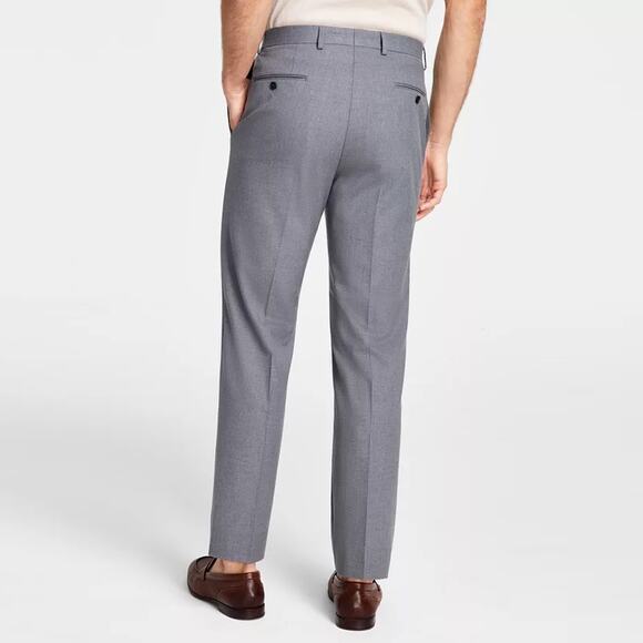Michael Kors Men's Grey Stretch Classic Fit Performance Dress Pants Size 42W 32L - Picture 3 of 5